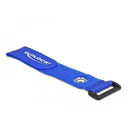 delock-klett-cablebinder-mit-schlaufe-und-befestigungsose-l-280-x-b-38-mm-blau-3-stuck