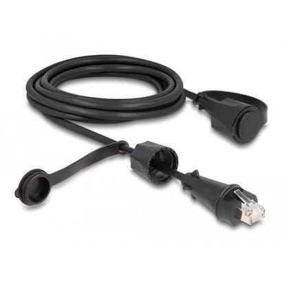 delock-netzwerkcable-rj45-stecker-zu-rj45-stecker-cat6-stp-mit-verschlusskappe-outdoor-ip68-staub-und-wasserdicht-schwarz-3-m