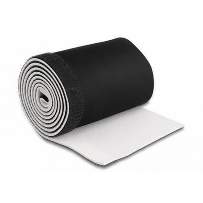 delock-cableschlauch-neopren-flexibel-mit-klettverschluss-15-m-x-135-mm-schwarz-weiss
