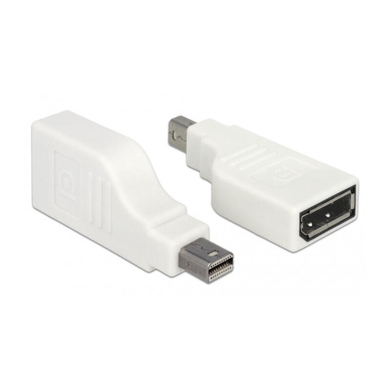 delock-adapter-mini-displayport-12-stecker-displayport-buchse-4k-90-gedreht-weiss