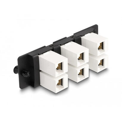delock-keystone-adapter-panel-6-port-schwarz
