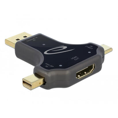 delock-3-in-1-monitoradapter-mit-usb-c-displayport-mini-displayport-eingang-auf-hdmi-ausgang-mit-4k-60-hz
