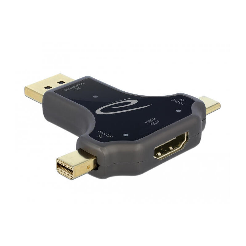 delock-3-in-1-monitoradapter-mit-usb-c-displayport-mini-displayport-eingang-auf-hdmi-ausgang-mit-4k-60-hz