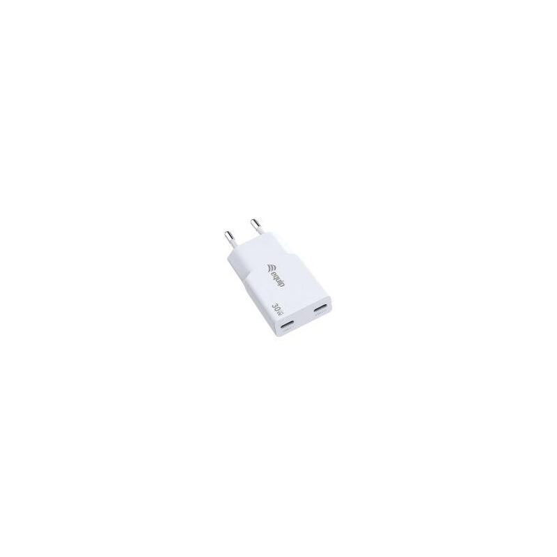 equip-cargador-2port-usb-c-pd30-usb-a-gan-slim-30w-blanco