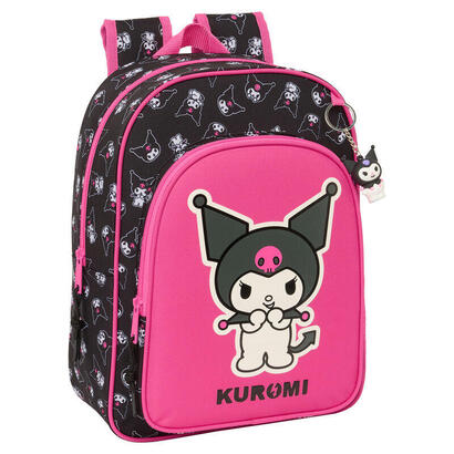 mochila-kuromi-hello-kitty-adaptable-34cm