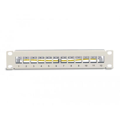 delock-10-keystone-patchpanel-12-port-mit-entlastungsschiene-1-he-grau