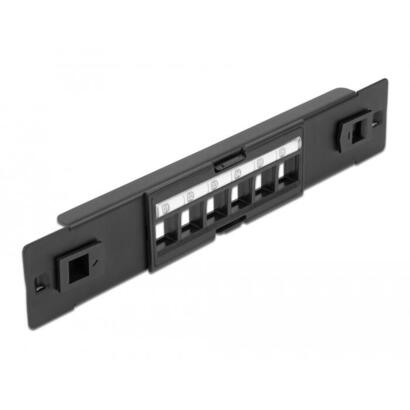 delock-10-keystone-patchpanel-6-port-werkzeugfrei