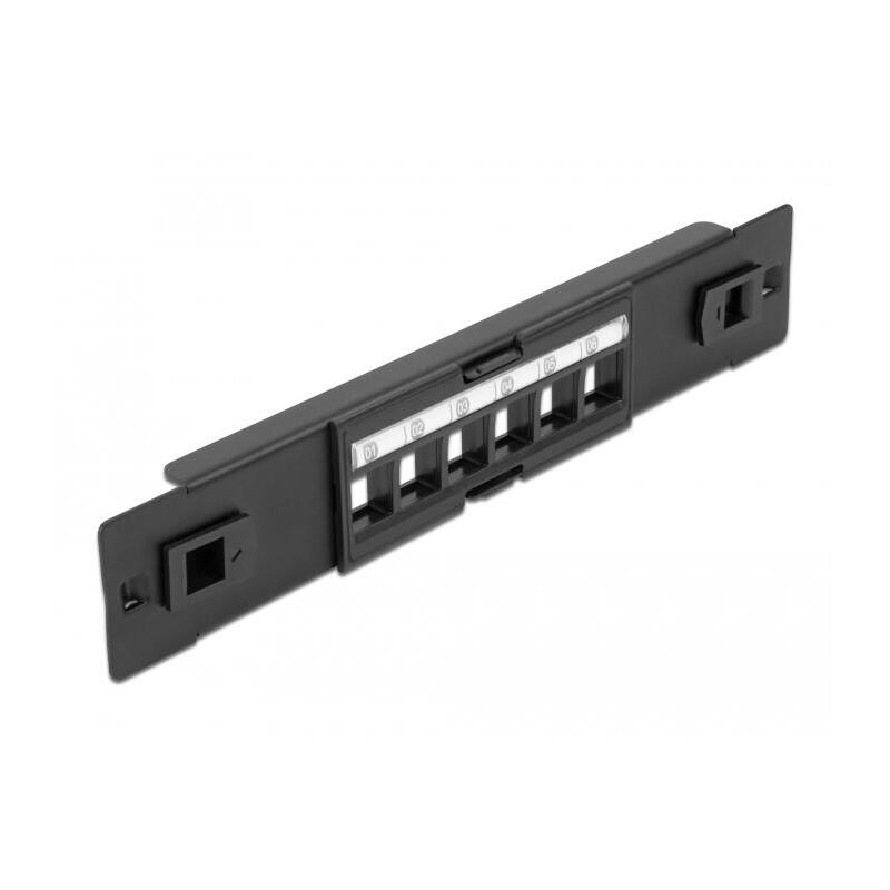 delock-10-keystone-patchpanel-6-port-werkzeugfrei