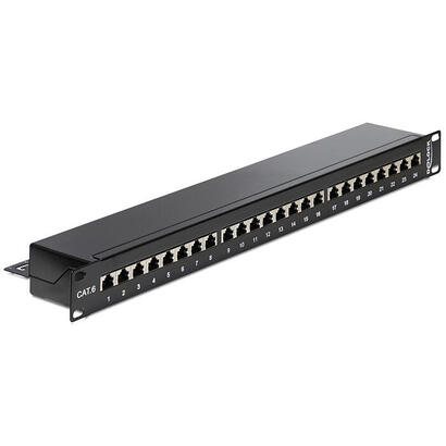 delock-19-patchpanel-24-port-cat6-schwarz