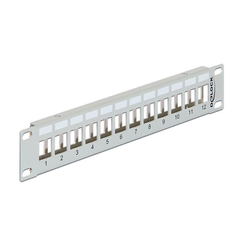 delock-10-keystone-patchpanel-12-port-metall-grau