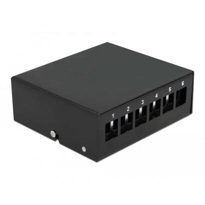 delock-keystone-patchpanel-6-port-schwarz