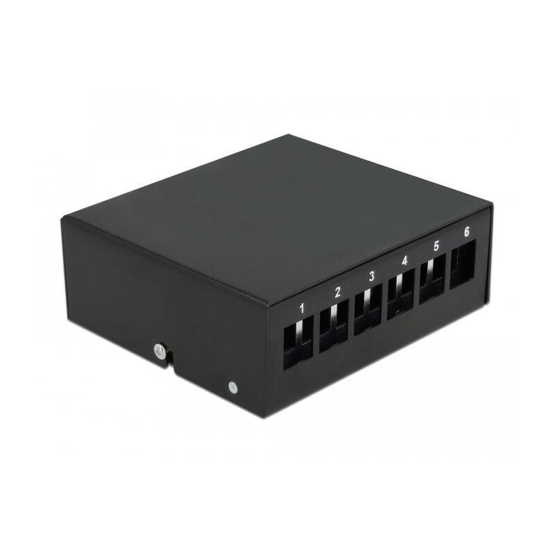 delock-keystone-patchpanel-6-port-schwarz