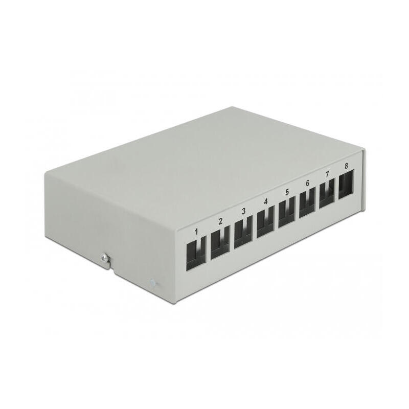 delock-keystone-patchpanel-8-port-grau