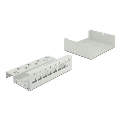 delock-keystone-patchpanel-8-port-grau
