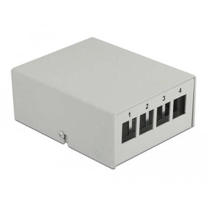 delock-keystone-patchpanel-4-port-grau