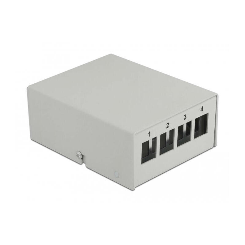 delock-keystone-patchpanel-4-port-grau