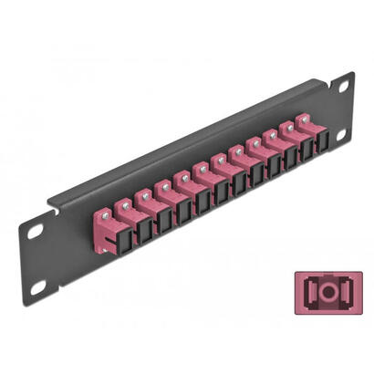 delock-10-lwl-patchpanel-12-port-sc-simplex-violett-1-he-schwarz