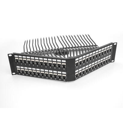 delock-19-keystone-patchpanel-48-port-mit-entlastungsschiene-2-he-gewinkelt-schwarz