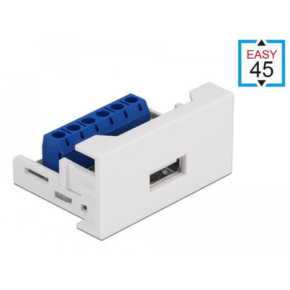 easy-45-modul-usb-20-typ-a-buchse-zu-terminalblock-225-x-45-mm