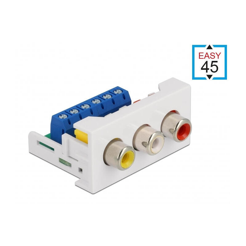 easy-45-modul-3-x-cinch-buchse-225-x-45-mm