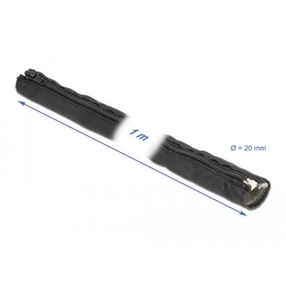 emv-abschirmgeflechtschlauch-mit-reissverschluss-hitzebestandig-1-m-x-20-mm-schwarz