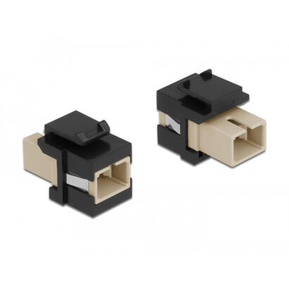 keystone-modul-sc-simplex-buchse-zu-sc-simplex-buchse-beige-schwarz