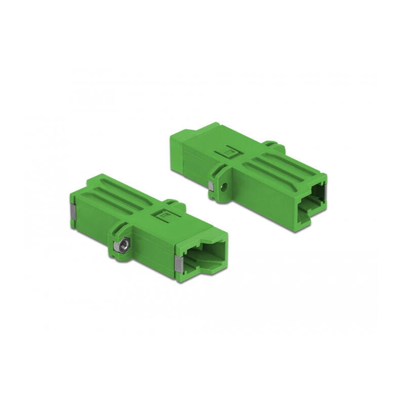 lwl-kupplung-e2000-simplex-buchse-zu-simplex-buchse-singlemode-grun