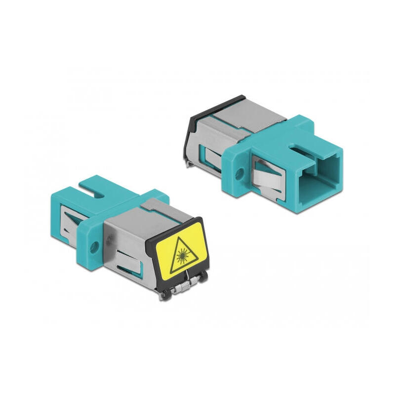 lwl-kupplung-mit-laserschutzklappe-sc-simplex-buchse-zu-sc-simplex-buchse-multimode-aqua