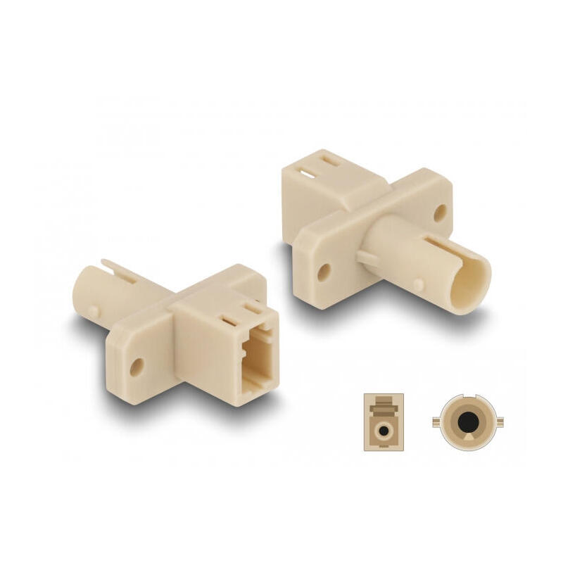 delock-lwl-hybrid-kupplung-lc-simplex-buchse-zu-st-simplex-buchse-beige