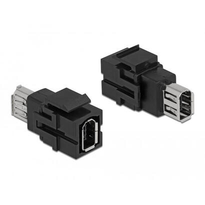 keystone-modul-firewire-6-pin-buchse-zu-firewire-6-pin-buchse-schwarz