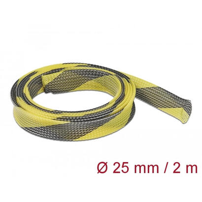 delock-20747-pasacables-negro-amarillo