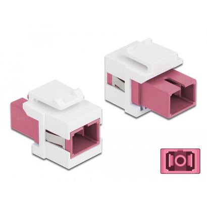 keystone-modul-sc-simplex-buchse-zu-sc-simplex-buchse-violett-weiss