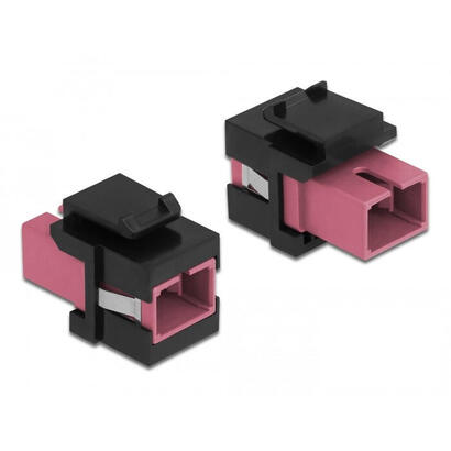 keystone-modul-sc-simplex-buchse-zu-sc-simplex-buchse-violett-schwarz
