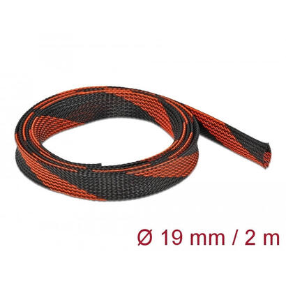 delock-20743-pasacables-negro-rojo