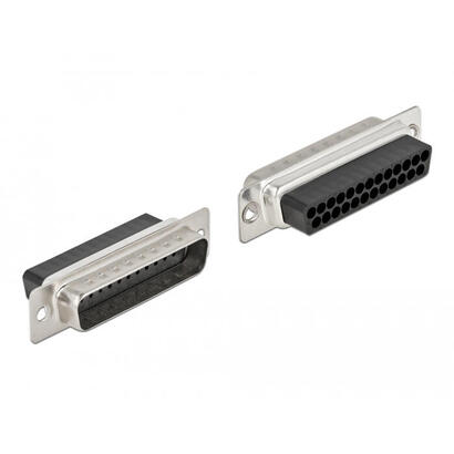 d-sub-25-pin-crimp-stecker-zu-2-x-rj45-buchse-mit-montagesatz-beige