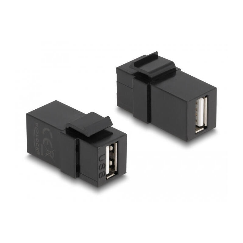 keystone-modul-usb-20-a-buchse-zu-usb-20-a-buchse-schwarz