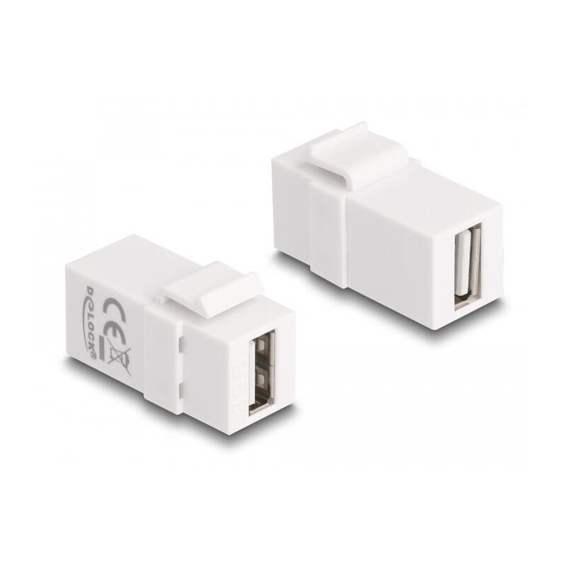 keystone-modul-usb-20-a-buchse-zu-usb-20-a-buchse-weiss