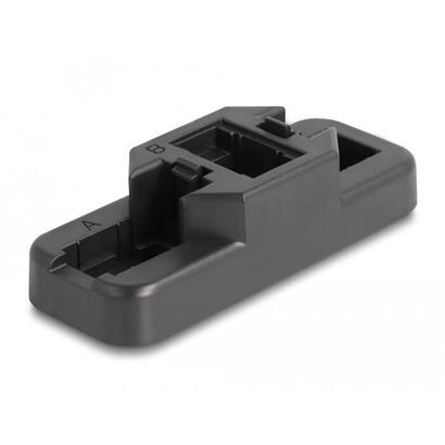 keystone-lsa-set-mit-auflegehalterung-rj45-rj11-cat6-schwarz