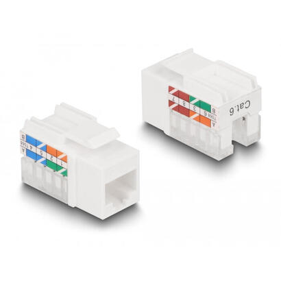 keystone-lsa-set-mit-auflegehalterung-rj45-rj11-cat6-schwarz
