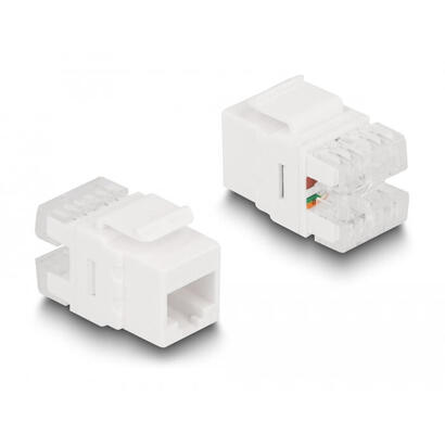 keystone-lsa-set-mit-auflegehalterung-rj45-rj11-cat6-schwarz