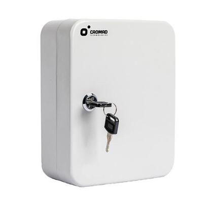 cromad-cr1227-armario-de-seguridad-para-llaves-cerradura-de-llave-20-ganchos-metalicos-instalacion-mural-sencilla