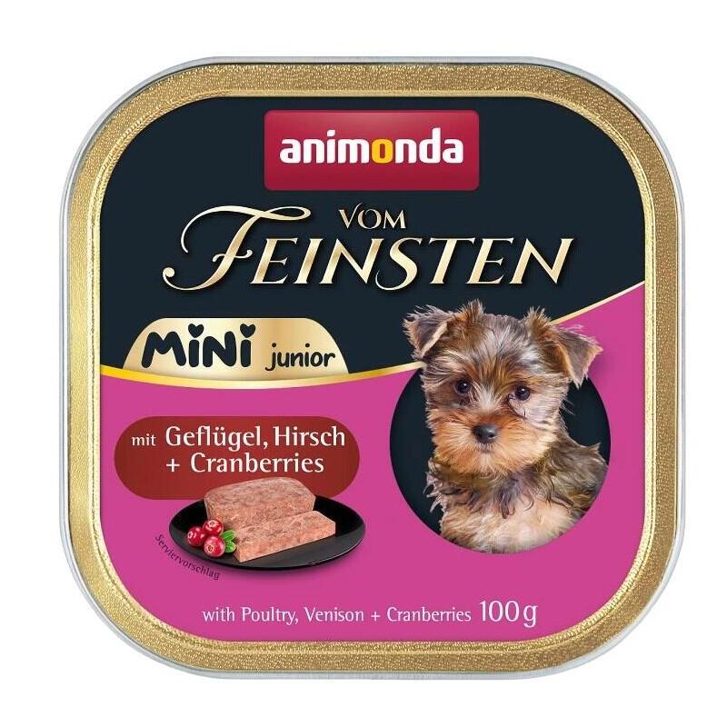 animonda-vom-feinsten-mini-junior-with-poultry-venison-cranberries-100g