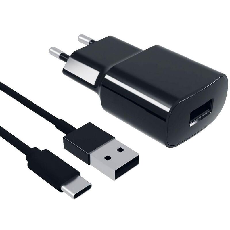 cargador-ksix-lccdc02-negro-de-red-electrica-usb-a-cable-usb-c