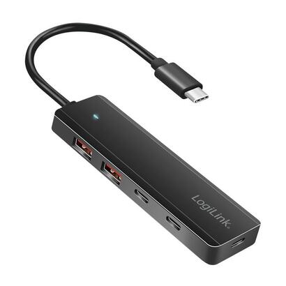 hub-usb-c-32-gen2-con-4-puertos-usb-32-gen2-de-hasta-10-gbps-2-x-usb-a-y-2-x-usb-c-logilink