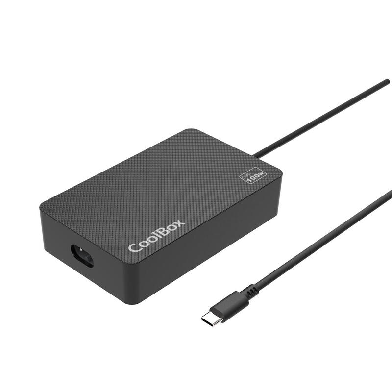 coolbox-cargador-portatil-gan-usb-c-100w-universal