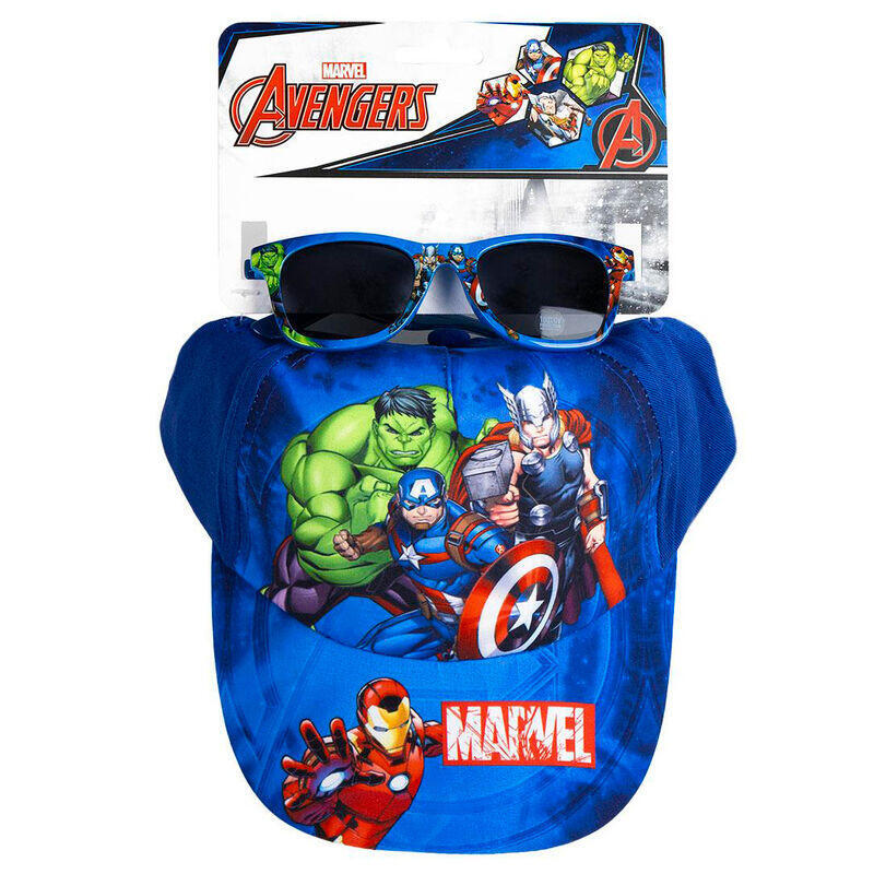 pack-de-6-unidades-set-gorra-gafas-sol-vengadores-avengers-marvel