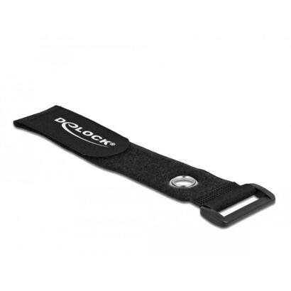 delock-klett-cablebinder-mit-schlaufe-und-befestigungsose-l-150-x-b-20-mm-schwarz-5-stuck