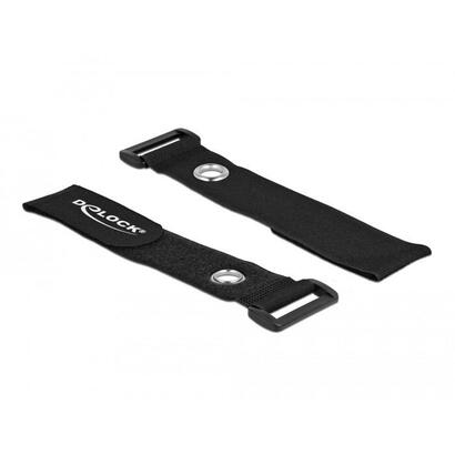 delock-klett-cablebinder-mit-schlaufe-und-befestigungsose-l-150-x-b-20-mm-schwarz-5-stuck