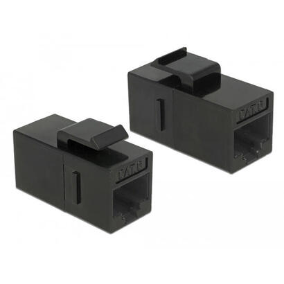 keystone-modul-rj45-buchse-rj45-buchse-cat6-utp-schwarz-25-stuck