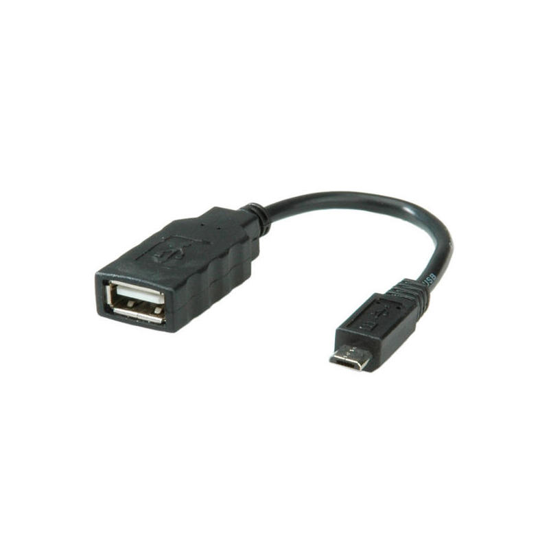 cable-roline-usb-20-usb-20-typ-micro-b-typ-a-bu-otg-015-m